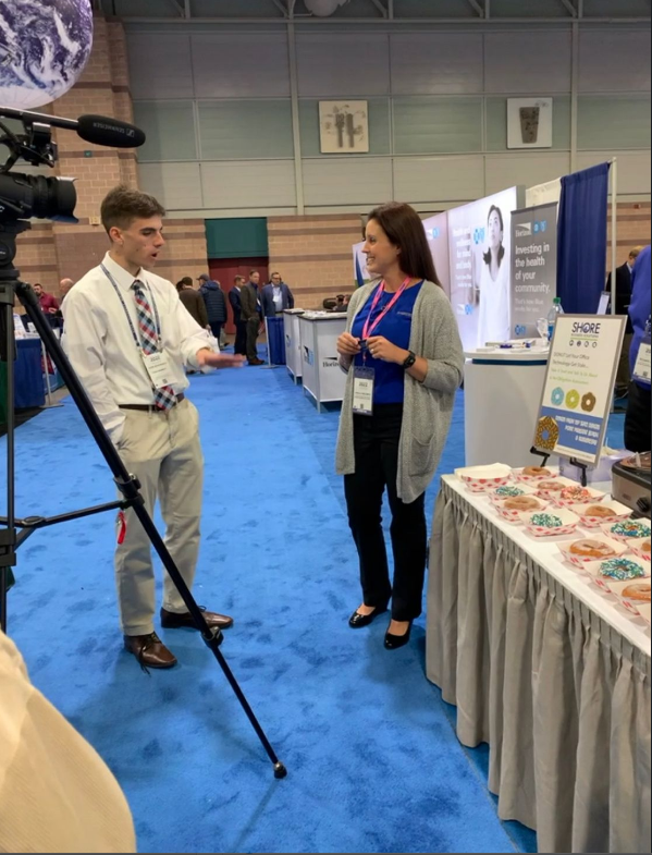 Kevin conducting interview at NJ LOM Convention